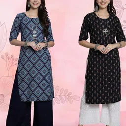 Ethnic basket Women Multi Kurtas-picture-11