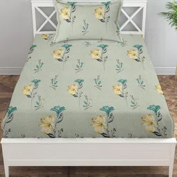 IVAZA Unisex Lime Green Bedsheets-picture-24