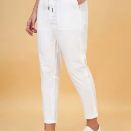 Honey by Pantaloons White Cotton Pants image 3