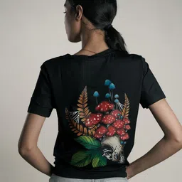 EKSDEE Women Printed T-shirt image 2