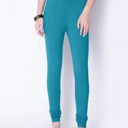 Dollar Missy Blue Cotton Leggings-picture-35