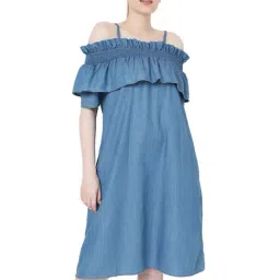 Vero Moda Blue Regular Fit Dress-picture-29