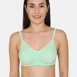 Zivame Green Non Wired Non Padded T-Shirt Bra-picture-37