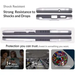 Sprig Armor with Stand Back Cover for SAMSUNG Galaxy S23 5G (Silver) image 3