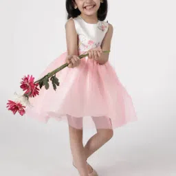 A Little Fable Pink Embroidered Dress-picture-39