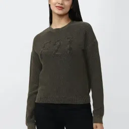 Forever 21 Grey Round Neck Sweater-picture-40