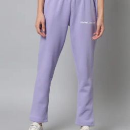 GRIFFEL Purple Printed Track Pants-picture-14