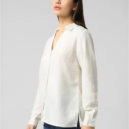 Van Heusen Beige Regular Fit Shirt image 3