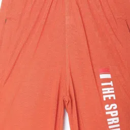 Vimal Jonney Kids Rust Printed Trackpants image 3