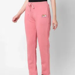 Sweet Dreams Pink Mid Rise Sports Track Pants image 3