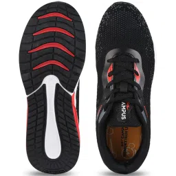 Campus Men's Air Capsule Pro Black Running Shoes image 3