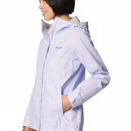 Columbia Snow White Plain Rain Jacket image 3