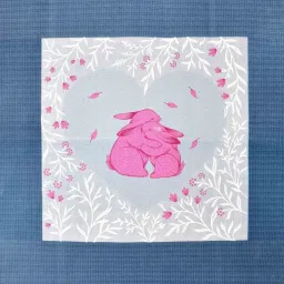 Living Roots Printed Blue 300 TC Cotton Bedsheet with 2 Pillow Covers image 3