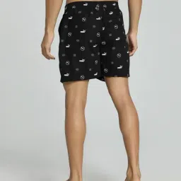 Puma Black Cotton Regular Fit Printed Boxers image 2