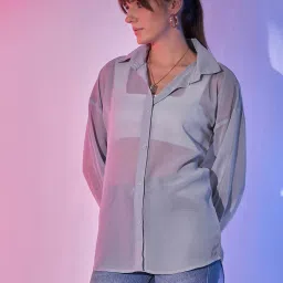 BUYNEWTREND Grey Shirt image 3