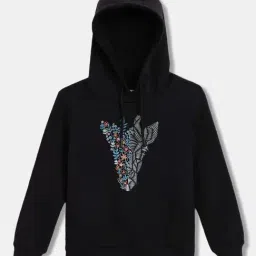 Blue Giraffe Girls Black Printed Full Sleeves 1 Sweatshirt-picture-23