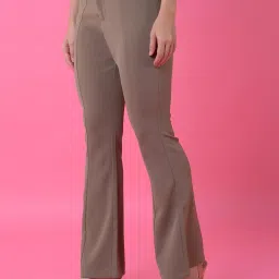 Crimsoune Club White Regular Fit Embroidered casual trousers , Buy, Trousers, India, Tata CLiQ image 3