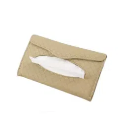 Robustt PU Leather Textured Sunvisor Car Tissue Box Holder Black (Pack of 5)-image-55