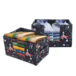 Kuber Industries Black & White 6 Pieces Printed Cloth Organisers image 4