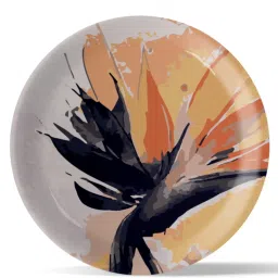 Nestroots English Printed Multicolor Porcelain Wall Plate image 3