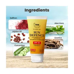 tnw-the natural wash TNW The Natural Sun Defence SPF 50 Cream - 50 gm image 3