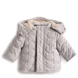 Chicco Boys Brown Regular Fit Self Design Jacket image 3