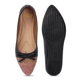 sneakers villa Women Embellished Mojaris with Bows Flats image 5