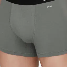 XYXX Azure Blue & Grey Regular Fit Trunks - Pack of 2 image 4