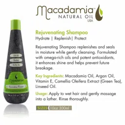 Macadamia Oil Rejuvenating Shampoo - 300 ml image 2