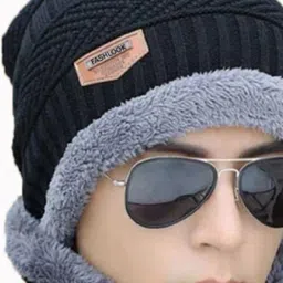 Murliwala Unisex Woollen Beanie image 2