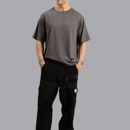 Kook N Keech Drop-Shoulder Sleeves Cotton Oversized T-shirt image 5