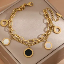 Zabby Allen Gold-Plated Stainless Steel Multistrand Bracelet-picture-19