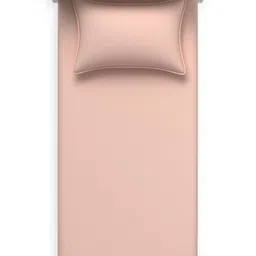 DDecor Pink 180 TC Pure Cotton Single Bedsheet - 1.52 M X 2.24 M image 4