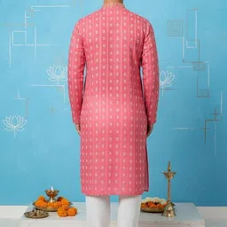 NFC CREATION Printed Regular Thread Work Pure Cotton Kurta With Pyjamas image 4
