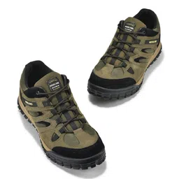 Woodland Men Colourblocked Nubuck Trekking Shoes-image-83