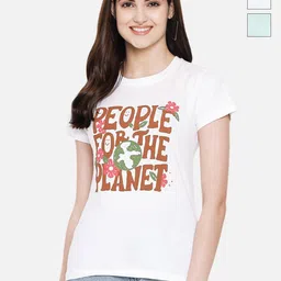 Dreambe Women Typography Printed T-shirt-picture-24