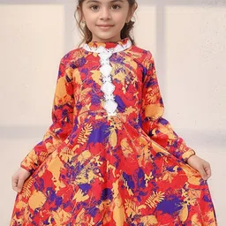 Moda Rapido Floral Crepe Fit & Flare Dress-picture-46