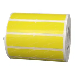 Tudko 35x15 mm 80 GSM 2 UP Self Adhesive Paper Label Yellow image 2
