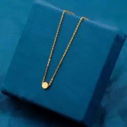 SZN Gold-Plated Minimal Pendant & Chain-picture-17