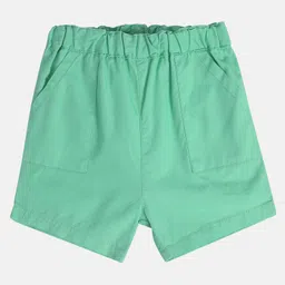 MINI KLUB Cotton Solid Shorts - Green-image-72