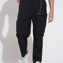 SHOWOFFFF Men Relaxed Cotton Cargos Trousers-picture-6