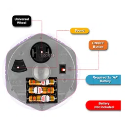 Fiddlerz 360 Degree Rotating Dancing Angel Doll Princess Musical Girl Flashing Lights with Music Sound Toy Purple - Height 23.5 cm image 5