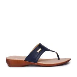 Senorita by Liberty Women's Navy Thong Sandals image 2