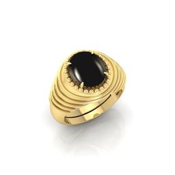 todani jems 10.25 Ratti Agate Stone Hakik Gemstone Gold Plated Adjustable Ring-picture-13