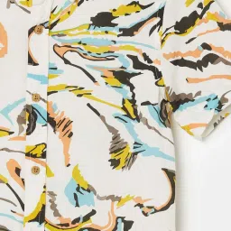 Fame Forever by Lifestyle Kids Off White Casual Shirt image 3