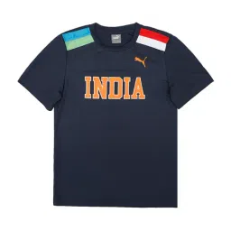 Puma Kids Cricket India Ink Regular Fit T-Shirt-picture-18