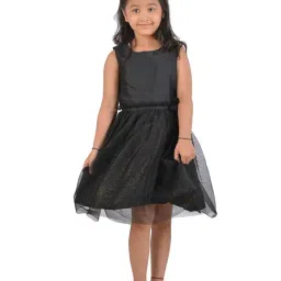 KidsDew Kids Black Shimmer Dress-picture-11