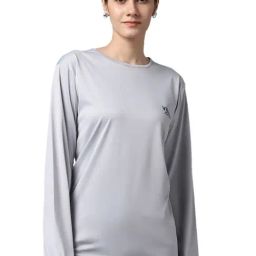 Vimal Jonney Light Grey Logo Print T-Shirt-picture-18