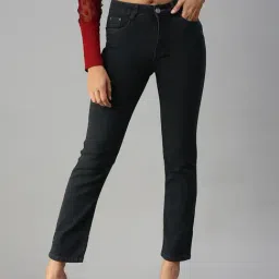 SHOWOFF Clean Look Grey Straight Fit Denim Jeans-image-74