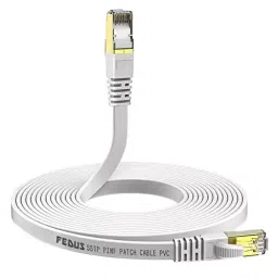 FEDUS Flat RJ45 Cat7 Ethernet Cable ‎White 25 m-picture-39